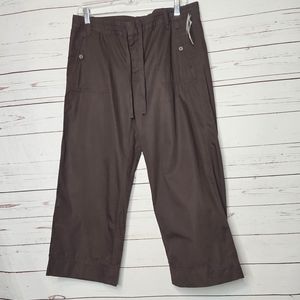 Gap Factory Casual Fit Wide Leg Capri Pants